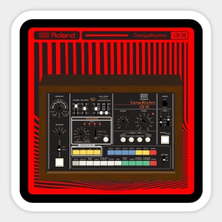 CR-78 analog drum machine Sticker